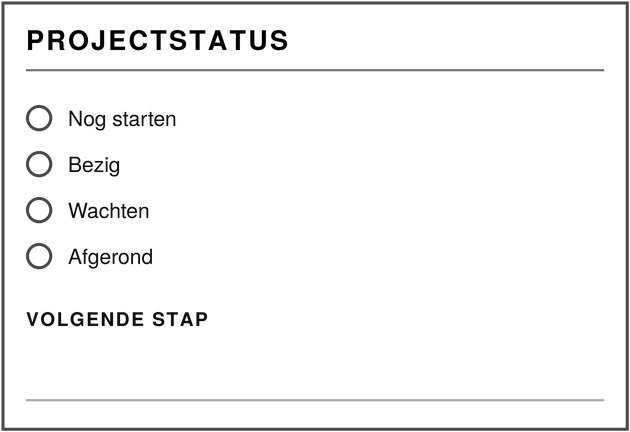 Projectstatus